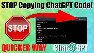 Stop Wasting Time Copying and Pasting Code Snippets from CHATGPT Use This [upl. by Cuthbert]