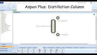 Distillation Column Simulation Using Aspen Plus [upl. by Lumpkin361]