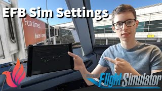 Fenix A320 EFB Sim Settings Guide  Block 2  MSFS2020 [upl. by Notsgnik174]