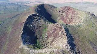 Drone view of Volcan de la ArenaVillaverdeFuerteventura [upl. by Jaan]