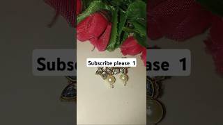 D i y Kundan earrings 😱 jwellry earringsYouTube short video [upl. by Papp]