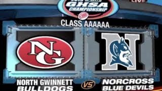 Norcross vs North Gwinnett  GHSA Football Finals 121413 [upl. by Wahs]