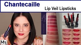 Chantecaille Lip Veil Review and Lip Swatches [upl. by Alleacim261]