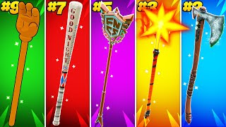 32 TRYHARD Fortnite Pickaxes BUY THESE NOW [upl. by Ydnil851]