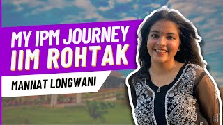 My IPMAT Preparation Journey With AceIPM  Mannat Longwani IIM Rohtak IPM 202328 [upl. by Erdreid]