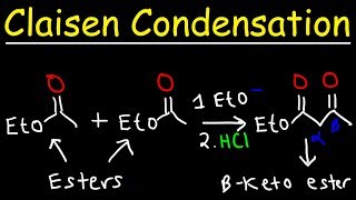 Claisen Condensation Reaction Mechanism [upl. by Lerrehs]