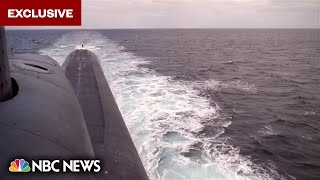 Exclusive access during a US Navy submarines nuclear missile test [upl. by Cirdec]