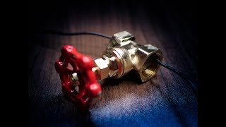 Steampunk Water Valve Light Switch DIY [upl. by Bannerman]