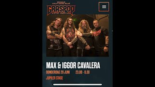 Graspop 2024  Max amp Igorr Cavalera [upl. by Adnaloy40]