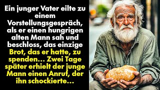 Ein junger Vater eilte zu einem Vorstellungsgespräch als er einen hungrigen alten Mann sah und [upl. by Bil]