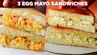 3 Easy Egg Mayo Sandwich Recipes [upl. by Janerich948]