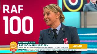 RAF 100th Anniversary  Good Morning Britain [upl. by Nellie]