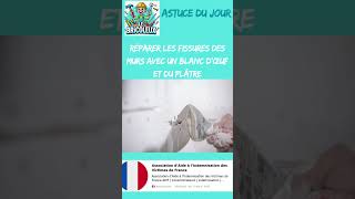 Réparer les Fissures des Murs avec un Blanc d’Œuf et du Plâtre – Astuce Étonnante  🥚✨ [upl. by Tnemelc]