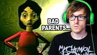 This was hard for me to play Bad Parenting disturbing horror game [upl. by Romine]