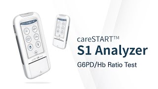 WELLS BIO Video Guide for careSTART™ S1 Analyzer G6PDHb Ratio Test [upl. by Ydaf]