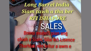 India Rifle22 LR Tha ber Brono model5 pian ang Salewith Lisence [upl. by Sana]