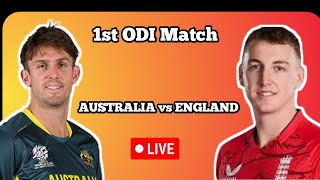 🔴 Live ENG vs AUS  1st ODI Match  England vs Australia Live Match Today engvsaus cricket [upl. by Jean-Claude]