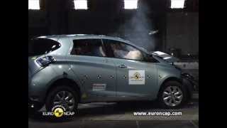 Euro NCAP  Renault ZOE  2013  Crash test [upl. by Serrano]