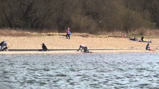 Schlauchboot auf dem Rhein mit 5 PS [upl. by Odele]