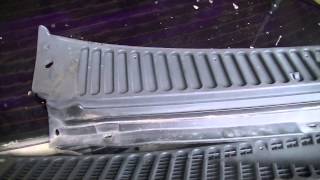 HowTo Restoring  Replacing Cowl on 2005 F250 [upl. by Ayekahs]