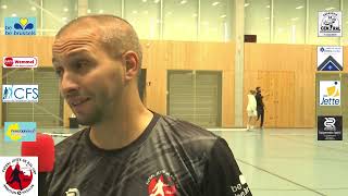 Interview du coach de Jette après le match Futsal Jette UR BXL CAP  R Vilvoorde du 20924 [upl. by Sheena]