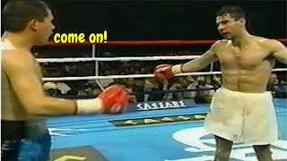 CRAZY FIGHT MOCKING DANCING  Julio César Chávez vs Giovanni Parisi Full Highlights [upl. by Glynias749]