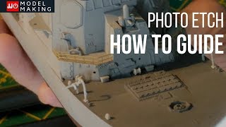 Model Making Tutorial How to use Photo Etch on Scale Model Warships [upl. by Crandall]