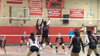 Tolman Sweeps Tiverton In Division III Girls Volleyball Quarterfinal [upl. by Heim]