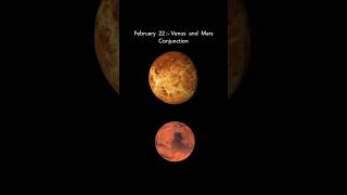 Astronomical Events February 2024  Venus and Mars Conjunction  Snow Moon  Space  Astronomy [upl. by Roanne618]