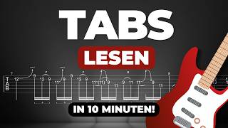 Gitarrentabs lesen  Alles Wichtige in 10 MINUTEN [upl. by Venator]