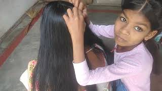 ASMR Nit amp lice Picking By Daughter  long hair Kavita Official Video [upl. by Bounds]