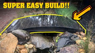 How to easily build an arched Pond Bridge [upl. by Waly111]