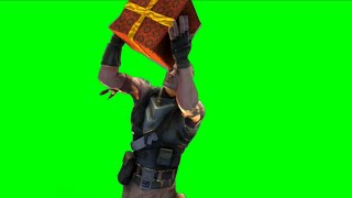 Green Screen Fortnite Present Emote [upl. by Lory]