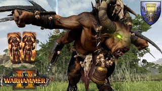 RETURN OF THE MIGHTY GHORGON  Epic Beastmen vs Bretonnia Battle  Total War Warhammer 2 [upl. by Gredel]