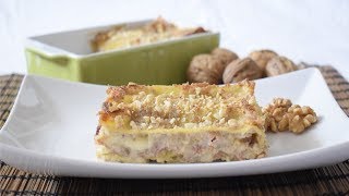 LASAGNE CON SALSA ALLE NOCI E SPECK [upl. by Meuse945]