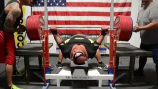 Blaine Sumner bench press 415kg [upl. by Cheng]