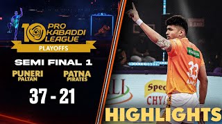 Aslam Inamdar Guides Pune to the PKL Finals  PKL 10 Semi Final 1 Highlights [upl. by Acim]