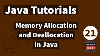 Java Tutorials  Memory Allocation and Deallocation in Java  21 [upl. by Howenstein]