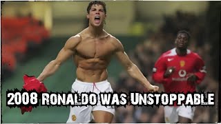 2008 Ronaldo Was Unstoppable – A RecordBreaking Year Winning Everything [upl. by Arutak]