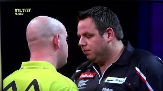 WK Darts 2013 Michel van Gerwen  Adrian Lewis 60 PDC World Championship [upl. by Niwrud]