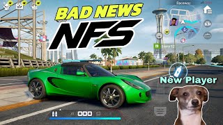 NEED FOR SPEED MOBILE REGISTRATION IS CLOSED  NFS BAD NEWS  nfs [upl. by Latonia]