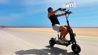 This 50 MPH Electric Scooter is SKETCHY [upl. by Schwitzer]