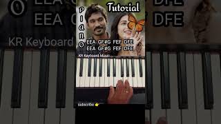 3 Movie Climax Scene Bgm Piano NotesDhanush Anirudh lovesong [upl. by Htes]