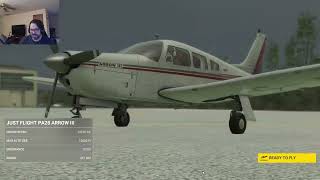 PilotEdge  CAT 1 In The Piper Arrow 3  MSFS 2020 [upl. by Nilra]