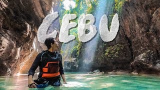 CEBU  CANYONEERING AND CLIFF JUMPING AT KAWASAN FALLS  TSL Travels [upl. by Fruin]