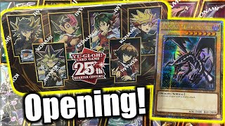 EARLY YuGiOh 25th Anniversary Tin Dueling Heroes Opening [upl. by Eidahs713]