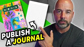 Create a KDP Journal Book Cover and Interior to Publish on Amazon  Canva Tutorial [upl. by Gainor]