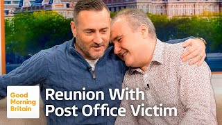 Will Mellor’s Emotional Reunion with Post Office Victim  Good Morning Britain [upl. by Airamat]