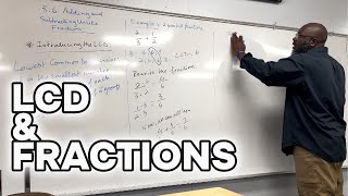 How To Find The LCD amp Add Or Subtract Unlike Fractions And Mixed Numbers [upl. by Klimesh]