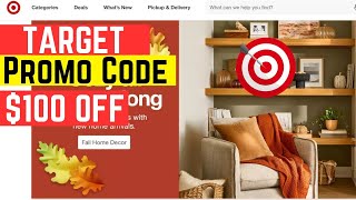 Target Promo Code 2023  NEW Target Coupon Code [upl. by Htebaile]